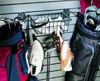 Golf Bag Holder & Basket